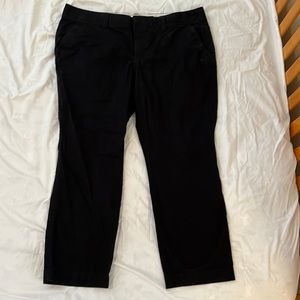 Crop Pant: Black Perfect Slim Crop, Size 16